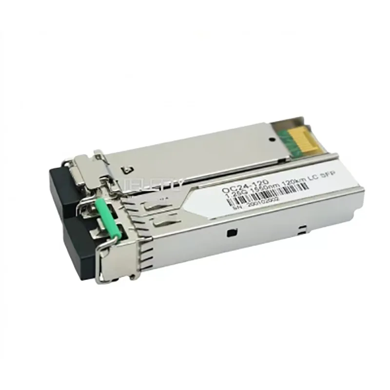 1,25 Gigabit CWDM, 1550 nm, transceptor óptico SFP, 120 km